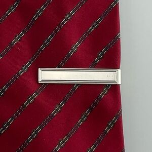 Vintage Flex-Let Quality Tie Clip, Silver, Mid Century Modern, Dad Gift, Hipster